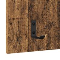 Wandgemonteerde kapstok Oud hout 90 x 40 x 10 cm Bewerkt hout - thumbnail