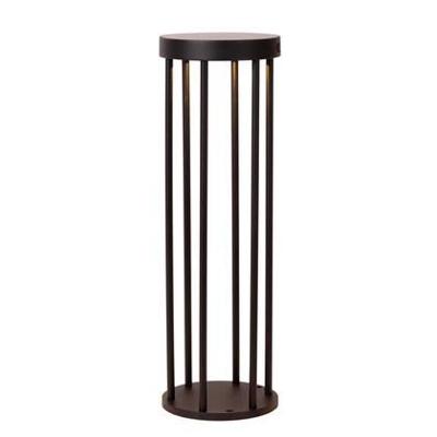 Lucide JACKSON - Sokkellamp - Zonne-energie - Ø 16 cm - LED Dimb. - 1x2W 3000K - IP65 - Beweging & dag/nacht sensor - Zwart Lucide JACKSON - Sokkellamp - Zonne-energie - Ø 16 cm - LED Dimb. - 1x2W 3000K - IP65 - Beweging & dag/nacht sensor - Zwart