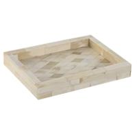 Valet Tray Home ESPRIT Koloniaal 20,5 x 15,5 x 2,8 cm - thumbnail