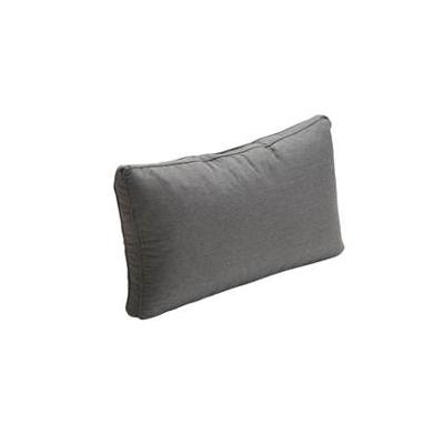 Summerset rugkussen Bloemendaal - antraciet - 46x80 cm