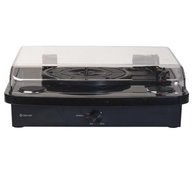 Denver VPL-230B Platenspeler Belt drive Zwart
