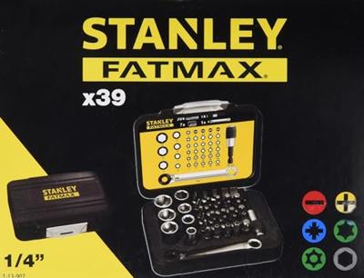 Stanley handgereedschap Bitset Expert Pro 1/4" - Ringsteeksleutel (40 delig) - 1-13-907 - thumbnail