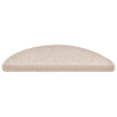 VidaXL Trapmatten 20 st 56x17x3 cm taupe halfrond VidaXL Trapmatten 20 st 56x17x3 cm taupe halfrond