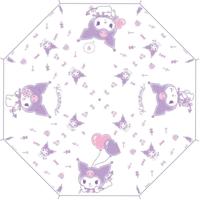 Sanrio Paraplu - Kawaii Kuromi (Transparant) - thumbnail