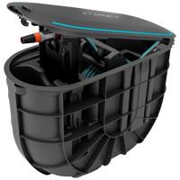 GARDENA undercover slangenbox rollup m, 20 meter slanghaspel (zwart/turquoise) - thumbnail