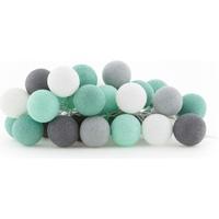 Cotton Ball Lights regular lichtslinger blauw - Ocean - thumbnail