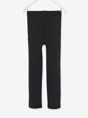 Fleece-legging voor meisjes zwart