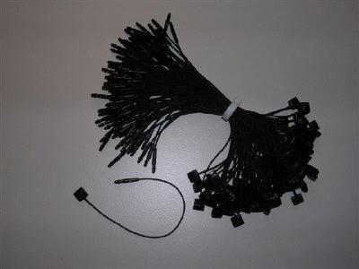 Koordsluiting 200 mm zwart 1.000 stuks - 3 stuks