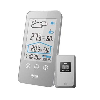 Multi-functioneel Weerstation SAMI LD-1117 Zilverkleurig Multi-functioneel Weerstation SAMI LD-1117 Zilverkleurig
