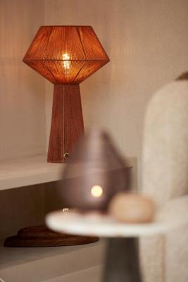 Light & Living Tafellamp 'Fugia' 57cm hoog, kleur Steenrood Light & Living Tafellamp 'Fugia' 57cm hoog, kleur Steenrood