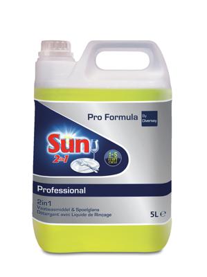 Vaatwasmiddel Sun Pro Formula 2in1 vloeibaar 5L Vaatwasmiddel Sun Pro Formula 2in1 vloeibaar 5L