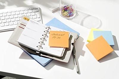 Memoblok post-it 654 76x76mm neon groen Memoblok post-it 654 76x76mm neon groen