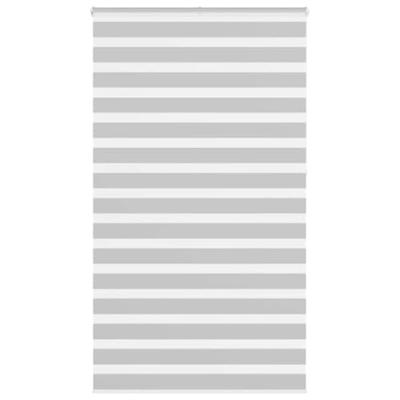 VidaXL Zebra rolgordijn 135x230 cm stofbreedte 130,9 cm lichtgrijs VidaXL Zebra rolgordijn 135x230 cm stofbreedte 130,9 cm lichtgrijs