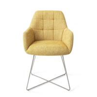 Jesper Home Noto eetkamerstoel Biscuit Beach cross steel - thumbnail