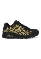 Skechers Uno - Golden Heart 177975/BKGD Zwart-37 maat 37 - thumbnail
