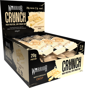 Warrior Crunch Bar White Chocolate Crisp (12 x 64 g)