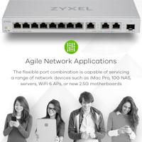 Zyxel XGS1250-12 Managed 10G Ethernet (100/1000/10000) Grijs - thumbnail