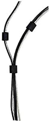 R-Go Tools CT10- Kabel klittenband strips(10 stuks) Bureau Kabelbindmontage Zwart 10stuk(s)