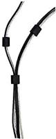 R-Go Tools CT10- Kabel klittenband strips(10 stuks) Bureau Kabelbindmontage Zwart 10stuk(s) - thumbnail