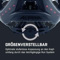 Olympic Sportswear Alpina sports urban helm haga led 51-56 mat indigo - thumbnail