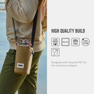 Black+Blum Geïsoleerde Flessentas - Koeltas voor fles - Beige Black+Blum Geïsoleerde Flessentas - Koeltas voor fles - Beige