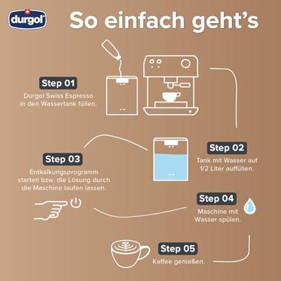Durgol swiss espresso ontkalker 2x 125ml