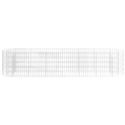 VidaXL Gabion plantenbak verhoogd 260x50x50 cm gegalvaniseerd ijzer