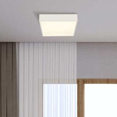 Searchlight Badkamer plafondlampZeus vierkant wit - 72370WH