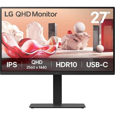LG Electronics 27BA75QB-B LED-monitor Energielabel E (A - G) 68.6 cm (27 inch) 2560 x 1440 Pixel 16:9 5 ms DisplayPort