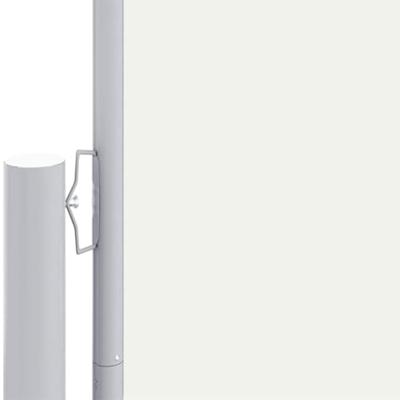 VidaXL Windscherm uittrekbaar 200x600 cm crèmekleurig