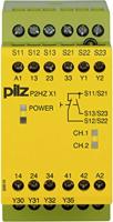 PILZ P2HZ X1 24VDC 3n/o 1n/c Veiligheidsschakelapparaat Voedingsspanning (num): 24 V/DC 3x NO, 1x NC (b x h x d) 45 x 87 x 121 mm 1 stuk(s) - thumbnail