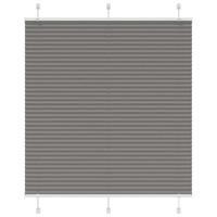 VidaXL Plissé rolgordijn 115x100 cm stofbreedte 114,4 cm antraciet - thumbnail