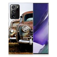Samsung Galaxy Note20 Ultra | Siliconen hoesje | met foto Vintage Auto - thumbnail