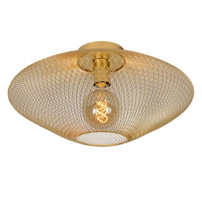 Lucide MESH Plafonnière 1xE27 - Mat Goud | Messing