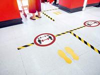 Durable 1043130 Vloermarkeringstape Duraline, verwijderbaar Zwart, Geel 1 stuk(s) (l x b x h) 15 m x 50 mm x 15 mm - thumbnail
