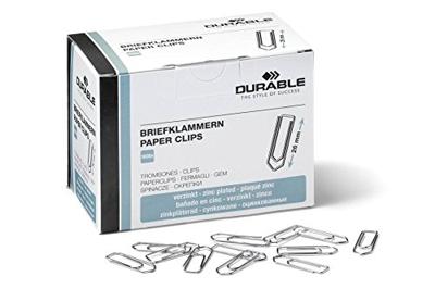 Durable Bureauklemmen 120725 26 mm Verzinkt 1000 stuk(s)
