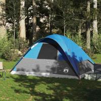 VidaXL Koepeltent 6-persoons waterdicht blauw - thumbnail