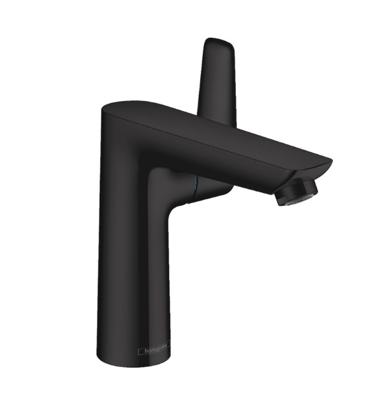 Hansgrohe Talis e wastafelkraan 150 met trekwaste mat zwart 71754670