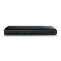 TP-LINK UH720 UH720 USB-hub 7 + 2 poorten USB-A USB 3.0 5 GBit/s Met snellaadpoort Zwart - thumbnail