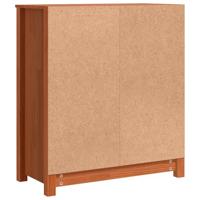 Dressoir met opslag met de deur Bruin 70 x 35 x 80 cm Massief grenenhout - thumbnail