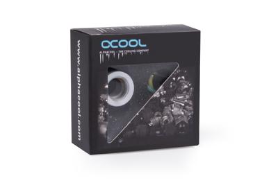 Alphacool Eiszapfen verlengstuk G1/4 AG naar G1/4 IG - White verlenging