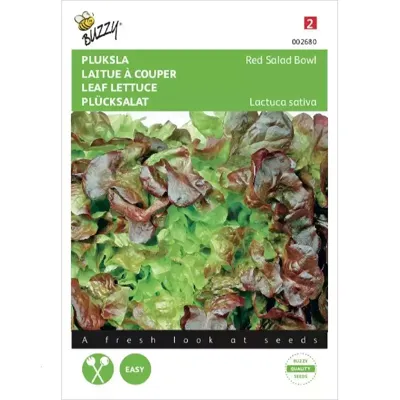 Pluksla Red Salad Bowl, Rode Eikenblad