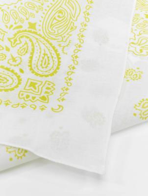 MSTRDS / bandana Printed in geel