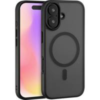 Renkforce RF-6830722 Backcover Apple iPhone 17 Zwart, Transparant MagSafe compatible, Inductieve lading - thumbnail