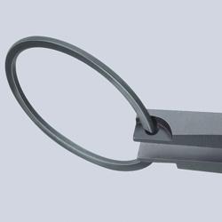 Knipex Montagetang voor veerringen op assen gebruineerd met kunststof bekleed 200 mm - 4521200