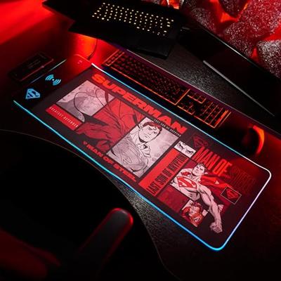 DC Comics Mousepad with Mobile Charger Superman