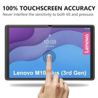 Lunso - Lenovo Tab M10 Plus Gen 3 Beschermglas (3e generatie) - Full cover Screenprotector - thumbnail
