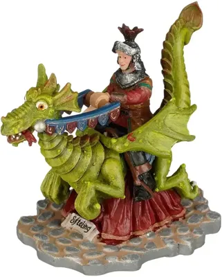 Joris op de draak l11xb7xh8 cm Efteling kerst Luville - Luville Joris op de draak l11xb7xh8 cm Efteling kerst Luville - Luville