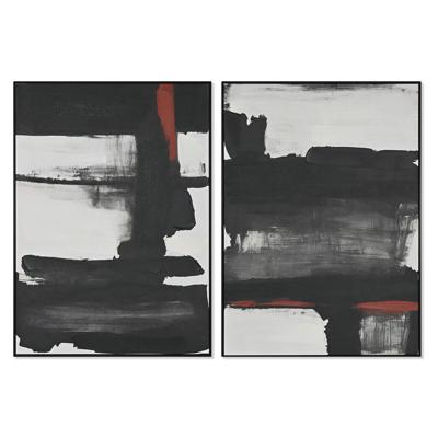 Schilderij Home ESPRIT Abstract Stads 100 x 4 x 140 cm (2 Stuks)
