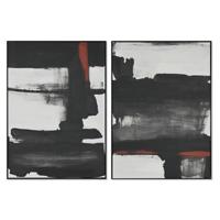 Schilderij Home ESPRIT Abstract Stads 100 x 4 x 140 cm (2 Stuks) - thumbnail
